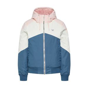 Iriedaily Prechodná bunda 'Tri Colore Jacket' modré / rosé / šedobiela vyobraziť