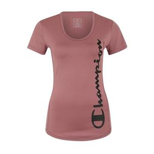 Champion Authentic Athletic Apparel Funkčné tričko 'CREWNECK T-SHIRT' fialová / čierna vyobraziť
