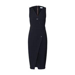 Closet London Kokteilové šaty 'Closet Wrap Pinafore Dress' čierna vyobraziť