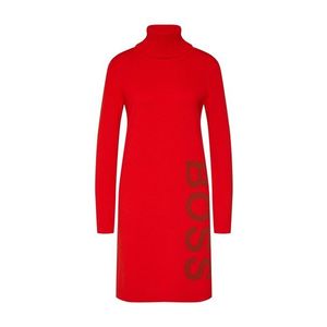 BOSS Pletené šaty 'Wabellettas' červené vyobraziť