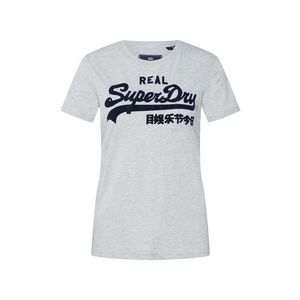 Superdry Tričko sivá melírovaná / čierna vyobraziť