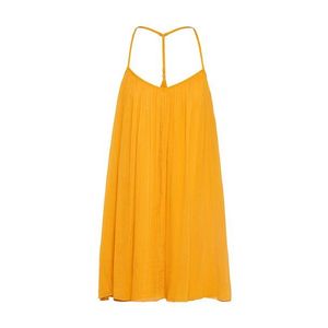 Abercrombie & Fitch Letné šaty svetlooranžové vyobraziť