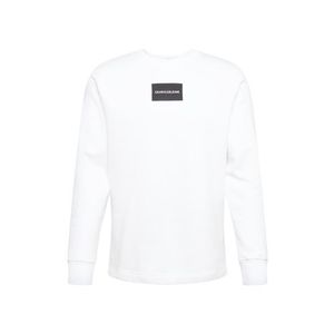 Calvin Klein Jeans Mikina 'SMALL INSTIT BOX REG CN' biela vyobraziť