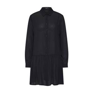 SISTERS POINT Košeľové šaty 'Nimble-Sh' čierna vyobraziť