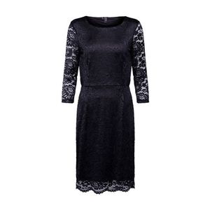 VERO MODA Puzdrové šaty 'VMSTELLA 3/4 LACE ABK DRESS COLOR' čierna vyobraziť
