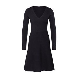 VERO MODA Šaty 'VMNANCY WRAP LS KNIT DRESS' čierna vyobraziť