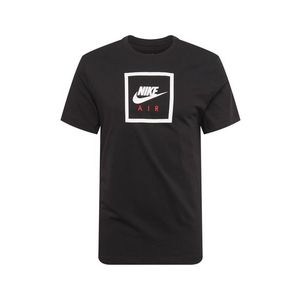 Nike Sportswear Tričko 'M NSW SS TEE NIKE AIR 2' čierna / biela vyobraziť