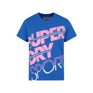 Superdry Funkčné tričko 'SPORT BREAKER TEE' kráľovská modrá / ružová vyobraziť
