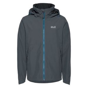 JACK WOLFSKIN Outdoorová bunda 'Evandale' nebesky modrá / čadičová vyobraziť