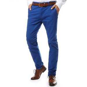 Pánske modré chinos nohavice (ux2139) vyobraziť