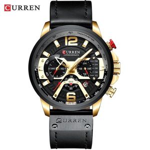 Hodinky Luxury CURREN-Čierna/Zlatá KP5431 vyobraziť