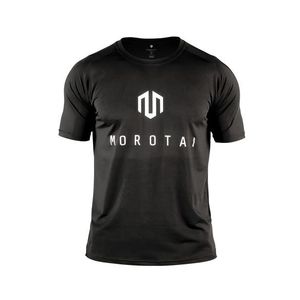MOROTAI Funkčné tričko 'Performance Basic' čierna / biela vyobraziť