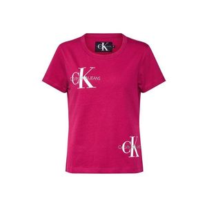 Calvin Klein Jeans Tričko 'MONOGRAM' červené vyobraziť