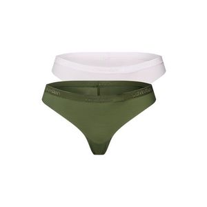 Calvin Klein Underwear Tangá béžová / zelená vyobraziť