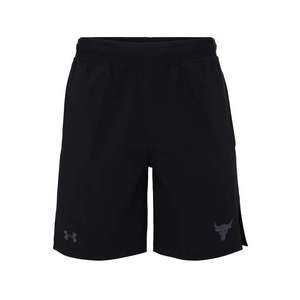 UNDER ARMOUR Športové nohavice 'PROJECT ROCK TRAINING SHORT' čierna vyobraziť