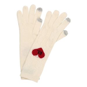 POLO RALPH LAUREN Prstové rukavice 'HEART' biela vyobraziť