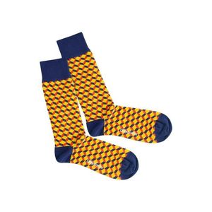 DillySocks Ponožky 'Vivid Dice' modré / žlté / červené vyobraziť