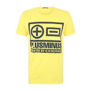 CHIEMSEE Funkčné tričko žlté / čierna vyobraziť