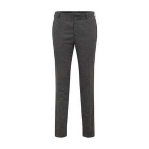 SELECTED HOMME Chino nohavice 'SLHSLIMTAPERED-FLEET PANTS B' sivá / čierna vyobraziť