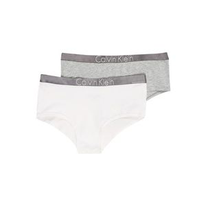 Calvin Klein Underwear Nohavičky '2 PACK SHORTY' sivá melírovaná / biela vyobraziť