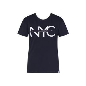Superdry Tričko 'NYC SPLIT PORTLAND TEE' čierna vyobraziť
