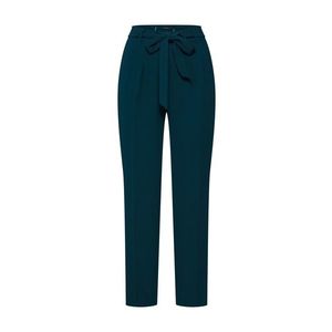 MORE & MORE Plisované nohavice 'Fluent Crepe Pants' smaragdová vyobraziť