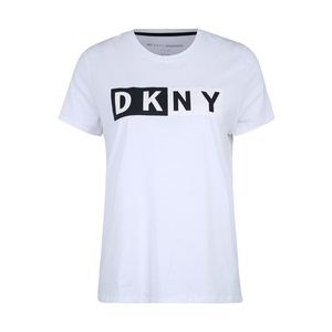 DKNY Sport Funkčné tričko 'CREW NECK SHORT-SLEEVE TEE' biela vyobraziť
