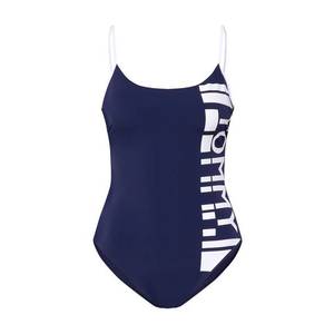 Tommy Hilfiger Underwear Jednodielne plavky 'ONE-PIECE' tmavomodrá / prírodná biela vyobraziť