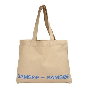 Samsoe Samsoe Shopper béžová / tyrkysová vyobraziť
