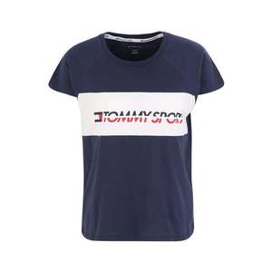 Tommy Sport Funkčné tričko 'BLOCKED' námornícka modrá vyobraziť
