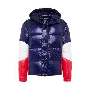 SAVE THE DUCK Zimná bunda 'GIUBBOTTO CAPPUCCIO' tmavomodrá / červené / biela vyobraziť