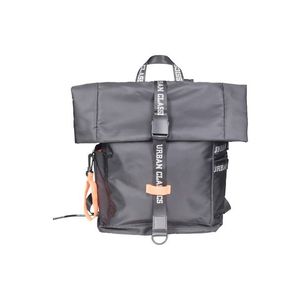 Urban Classics Batoh 'Nylon Backpack' neónovo oranžová / čierna vyobraziť