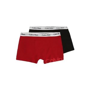 Calvin Klein Underwear Nohavičky '2PK TRUNKS' červené / čierna vyobraziť
