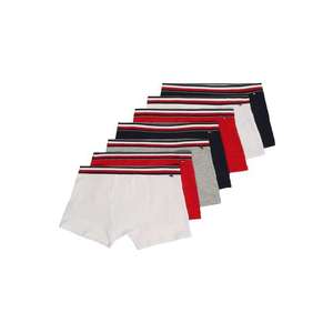 Tommy Hilfiger Underwear Nohavičky '7P TRUNK' červené / čierna / biela vyobraziť