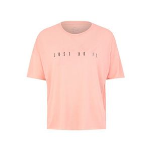 NIKE Funkčné tričko ružová / čierna vyobraziť