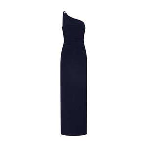 Lauren Ralph Lauren Večerné šaty 'BELINA-ONE SHOULDER-EVENING DRESS' námornícka modrá vyobraziť