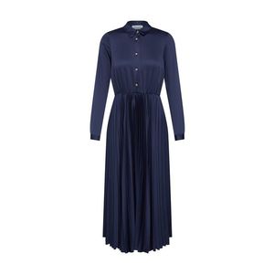 Closet London Košeľové šaty 'Closet Pleated Shirt Dress' námornícka modrá vyobraziť