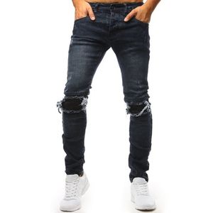 Pánske džínsové nohavice v granátovom prevedení (ux1432)skl.11 vyobraziť
