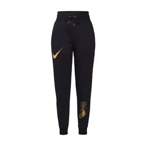 Nike Sportswear Nohavice 'NSW PANT BB SHINE' zlatá / čierna vyobraziť