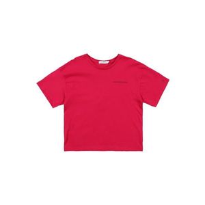 Calvin Klein Jeans Tričko 'CHEST LOGO BOXY TOP' ružová vyobraziť