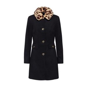 Dorothy Perkins Prechodný kabát 'FUR COLLAR DOLLY BLACK' čierna vyobraziť