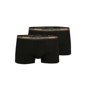 Emporio Armani Boxerky '2-PACK TRUNK' čierna vyobraziť