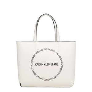 Calvin Klein Jeans Shopper 'SCULPTED EW TOTE 29' biela vyobraziť