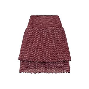SECOND FEMALE Sukňa 'Tiny Mini Skirt' červené / čierna vyobraziť