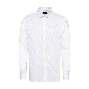 SELECTED HOMME Biznis košeľa 'SLHSLIMFREDDIE-CAMP SHIRT LS MIX B' biela vyobraziť