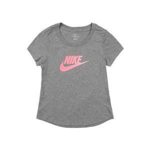 Nike Sportswear Tričko 'G NSW SCOOP FUTURA' sivá / ružová vyobraziť