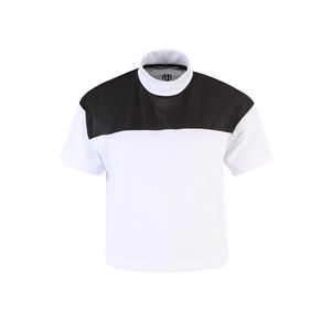 MOROTAI Funkčné tričko 'NAKA WB Mesh Tee' čierna / biela vyobraziť