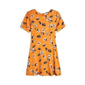 Miss Selfridge Šaty 'PRINTED TEA DRESS' zmiešané farby / oranžová vyobraziť