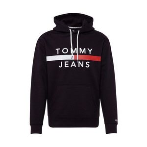 Tommy Jeans Mikina 'TJM REFLECTIVE FLAG HOODIE' čierna vyobraziť