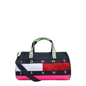 Tommy Jeans Cestovná taška 'HERITAGE DUFFLE' tmavomodrá / ružová vyobraziť